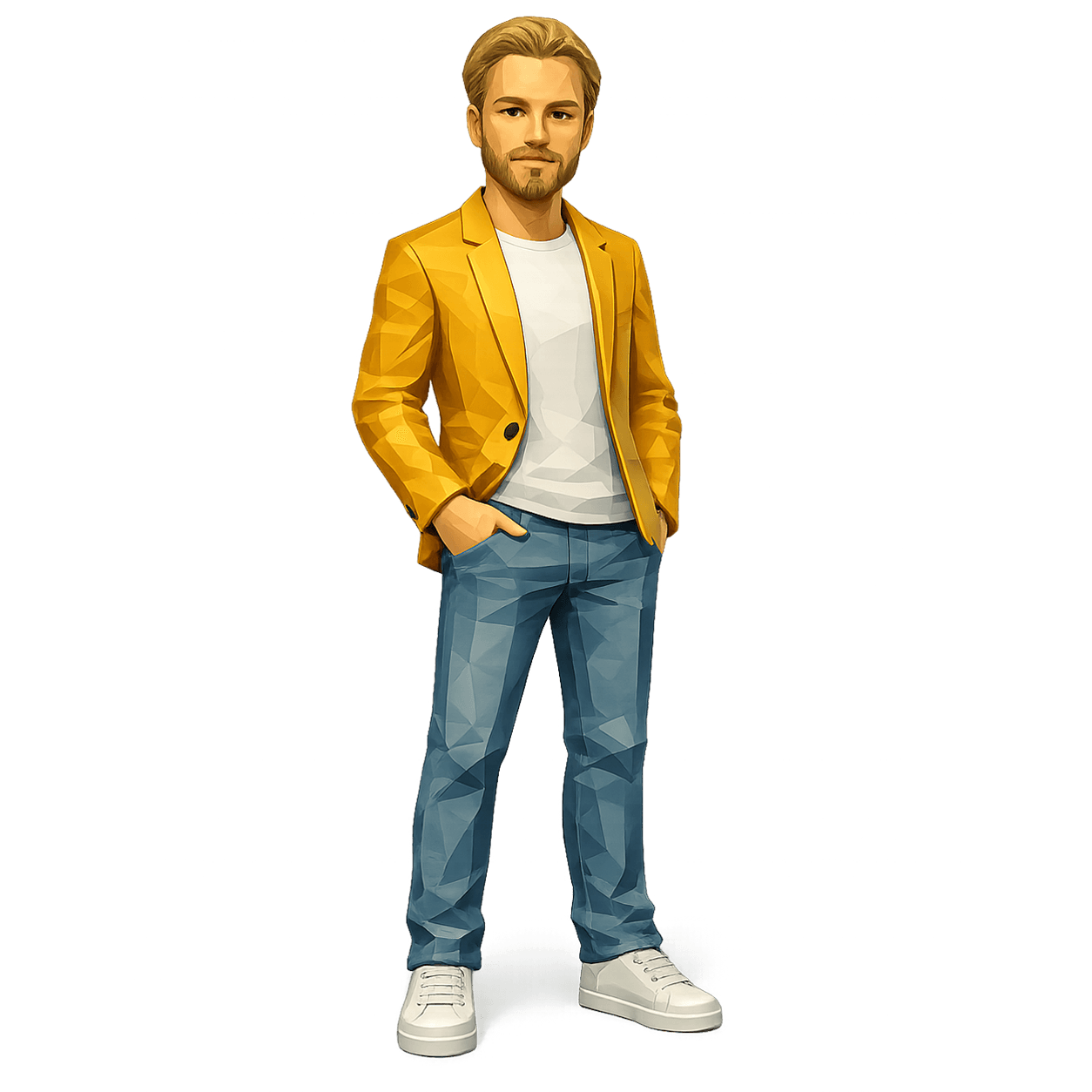Figurine lowpoly de Nowistech