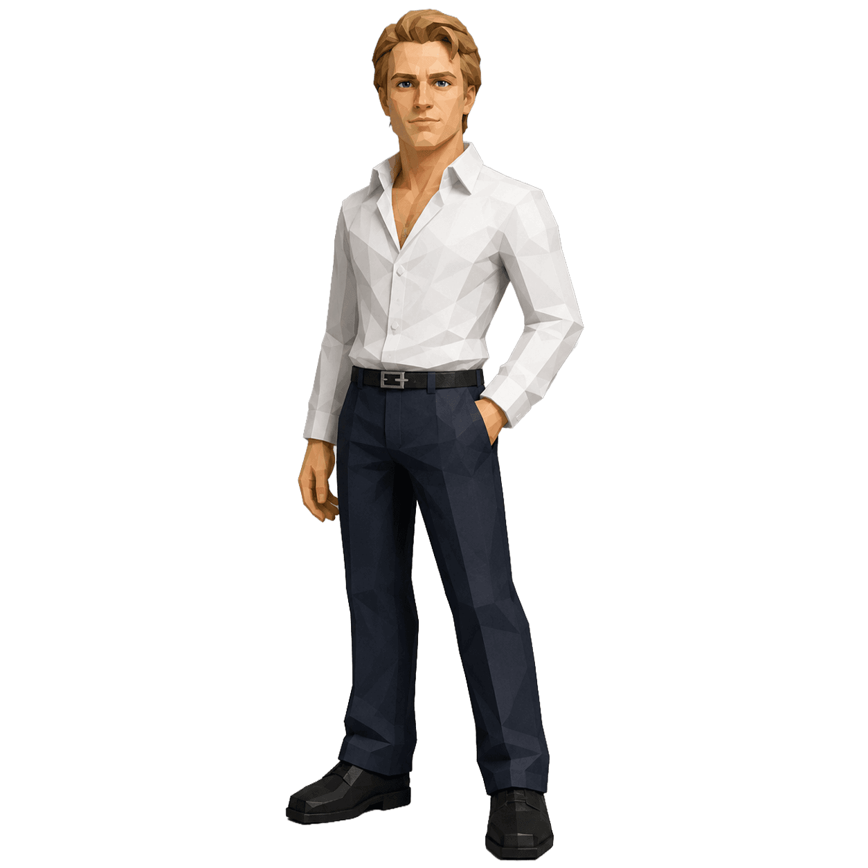 Figurine lowpoly de Maxime Astuces
