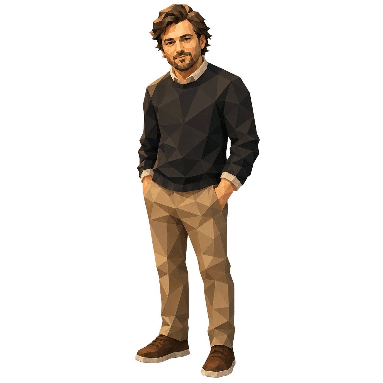 Figurine lowpoly de Antonin Marin