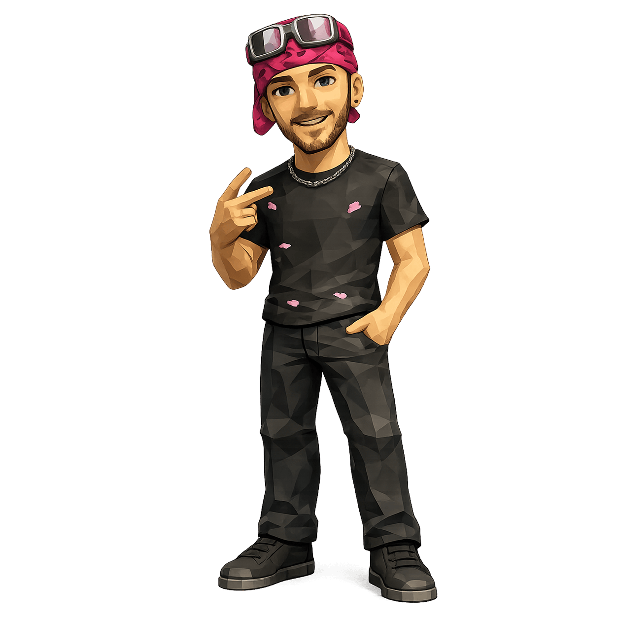 Figurine lowpoly de Planète IA