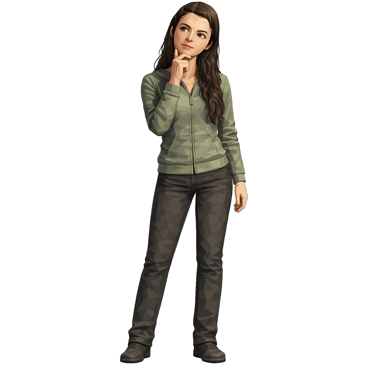 Figurine lowpoly de MayaEnOrbite